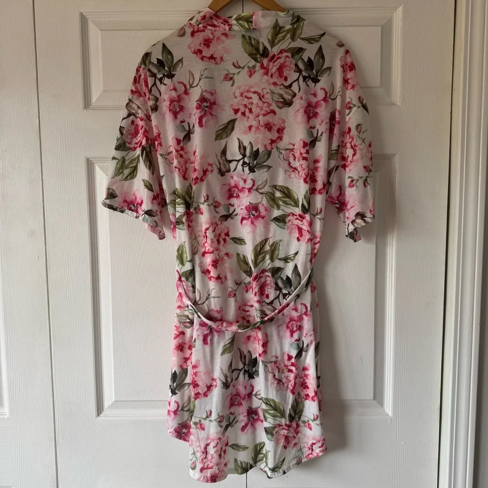 Show Me Your MuMu Floral Robe - Pink and Green